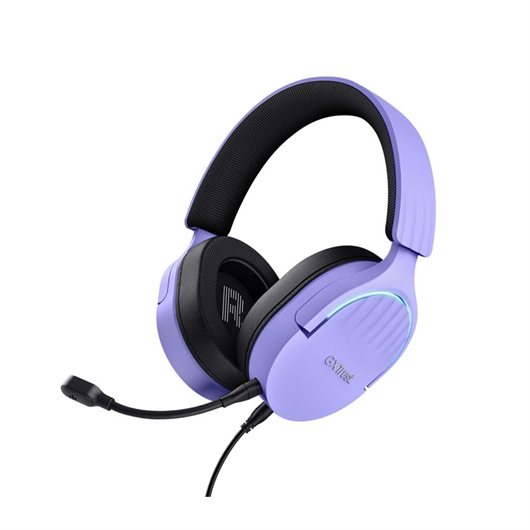 Naglavne slušalice Trust GXT 490P Fayzo 7.1, gaming, žičane, ljubičaste
