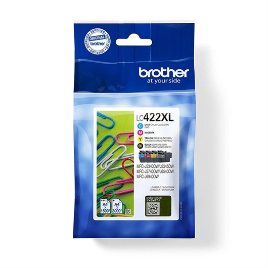 Komplet tinta Brother LC422XL (BK/C/M/Y), original