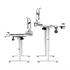 Električni podizni stol UltraDesk Highlander XXL, bijeli