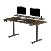 Električni podizni stol UltraDesk Highlander XXL, smeđi