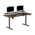 Električni podizni stol UltraDesk Highlander XXL, smeđi