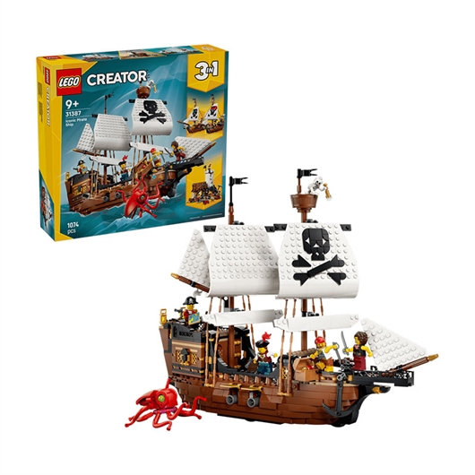 LEGO Creator 3in1: Autentični gusarski brod