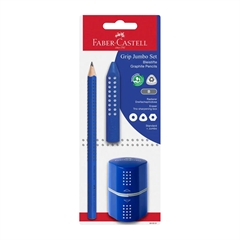 Komplet Faber-Castell Grip Jumbo (3-dijelni), plavi