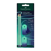 Komplet Faber-Castell Grip Sleeve Bluzzing Blue (4-dijelni)