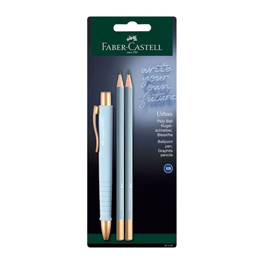 Komplet Faber-Castell Polly Ball (3-dijelni), plavi