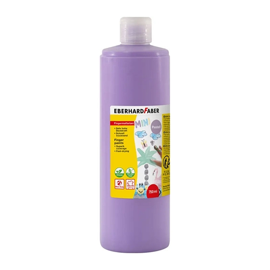 Boja za prste Eberhard Faber, lilac, 740 ml