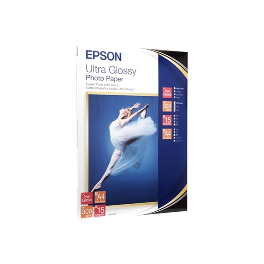 Foto papir Epson C13S041927 (ultra gloss), A4, 15 listova, 300 grama