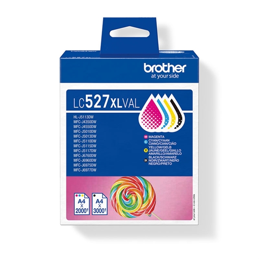Komplet tinta Brother LC527XL (C//M/Y/BK), original