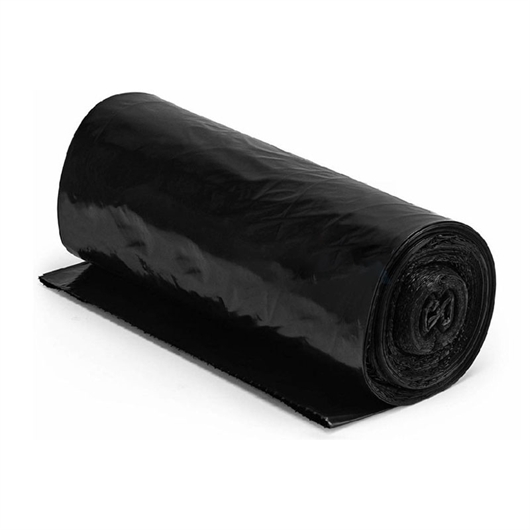 Vreće za smeće LDPE, 40 x 90 cm, čvrste, crne, 40 L, 25 komada