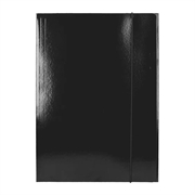 Mapa s gumicom A4 Optima, 400 g, crna
