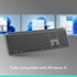 Tipkovnica Logitech Signature Slim K950, HR gravura, bežična, grafitna