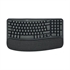 Tipkovnica Logitech Wave Keys, HR gravura, bežična, grafitna