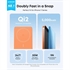 Prijenosna baterija (powerbank) Anker Nano MagGo Slim, 5.000 mAh, narančasta
