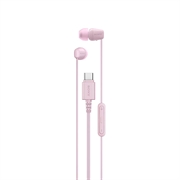 Ušesne slušalke Sony IER-EX15C, USB-C, žičane, ružičaste