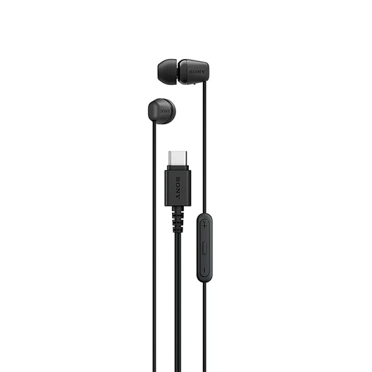 Slušalice Sony IER-EX15C, USB-C, žičane, crne
